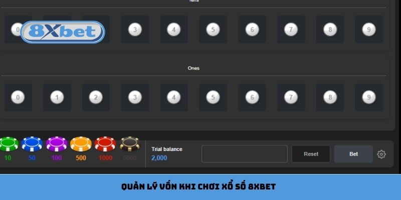Chiến lược quản lý vốn khi chơi xổ số 8xbet