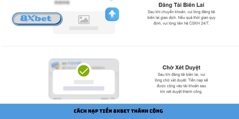 Cách nạp tiền 8xbet thành công và những lưu ý cần biết