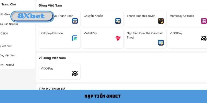 nạp tiền 8xbet